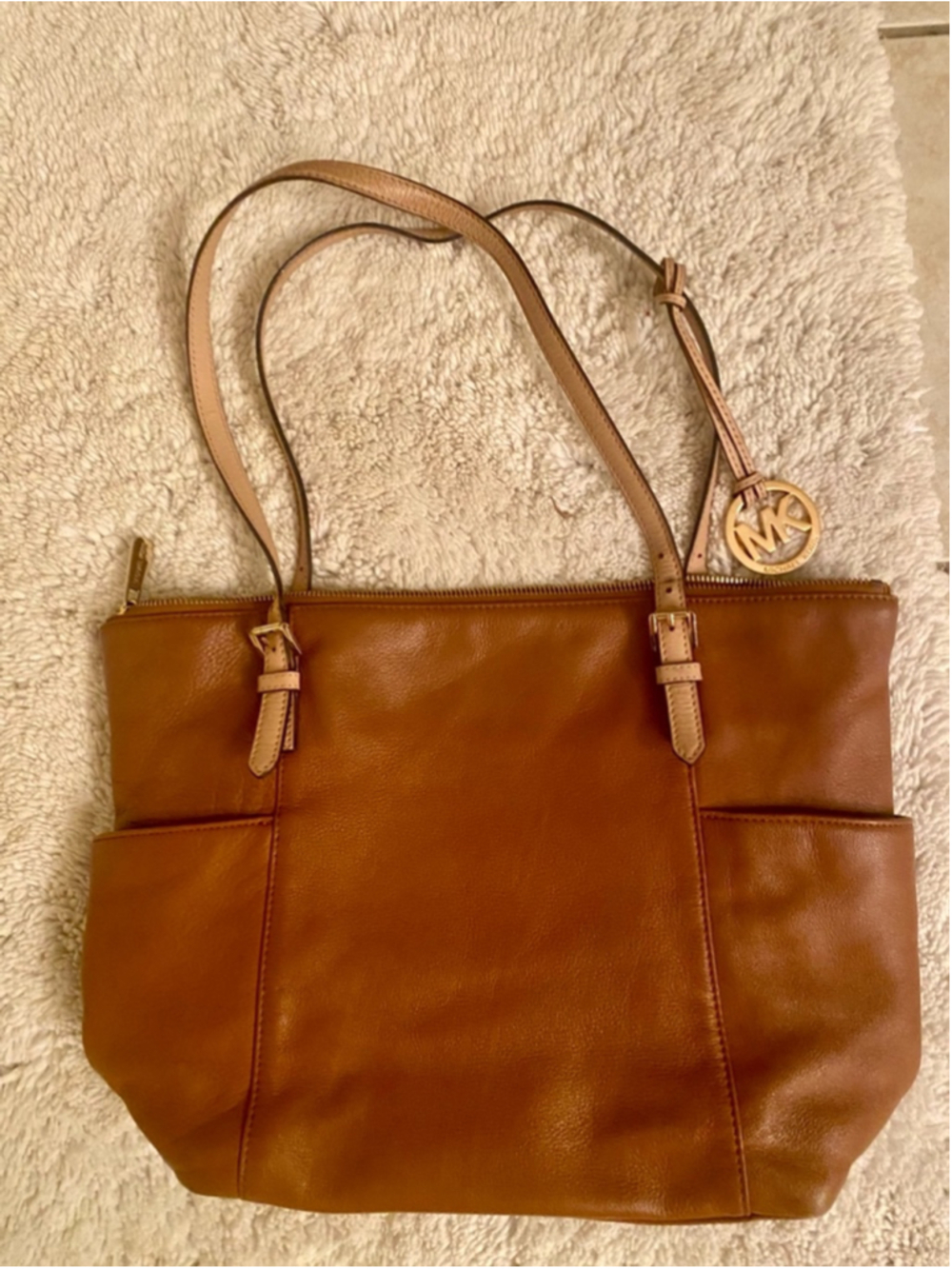 Michael Kors Tote Tan Leather Bag